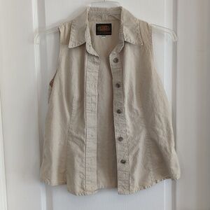 Off White Hemp Blend Top